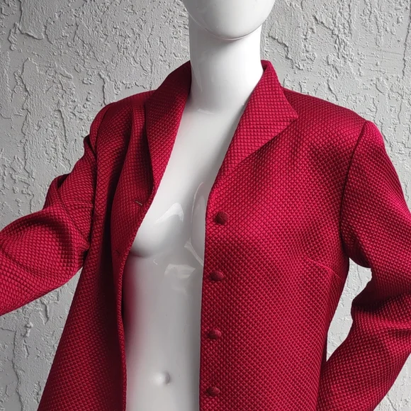 TALBOTS PETITES LADIES SILK/WOOL BLEND LUXURY JACKET (USA) - Picture 7 of 17